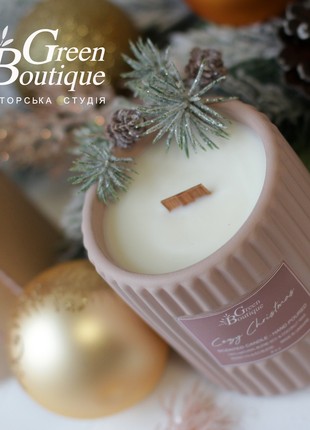 Natural Soy Candle COZY CHRISTMAS (size L)6 photo