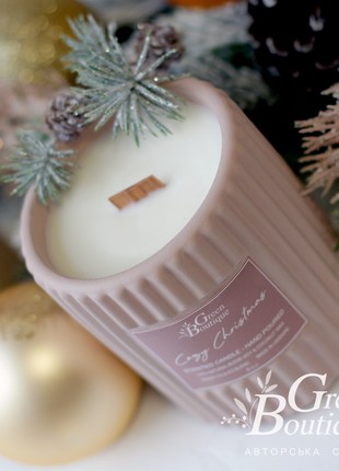 Natural Soy Candle COZY CHRISTMAS (size L)2 photo