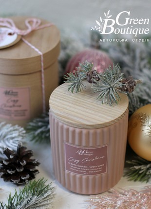 Natural Soy Candle COZY CHRISTMAS (size L)5 photo