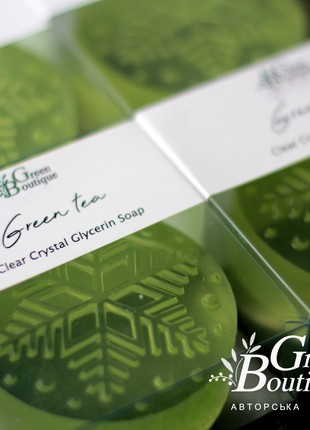 Natural kraft soap Green tea1 photo