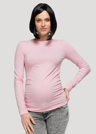 Pale pink maternity-friendly longsleeve1 photo