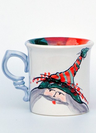 Christmas handmade ceramic mug santa new year 20231 photo