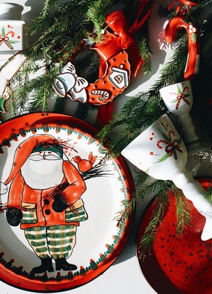 Christmas handmade ceramic mug santa new year 20234 photo