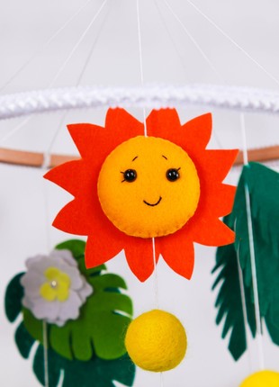 Musical baby mobile with bracket "Safari"3 photo