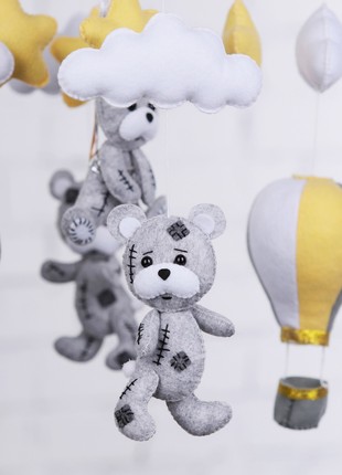 Baby mobile "Bear on a hot air balloon"4 photo