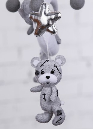 Musical baby mobile with bracket "Teddy bears"2 photo