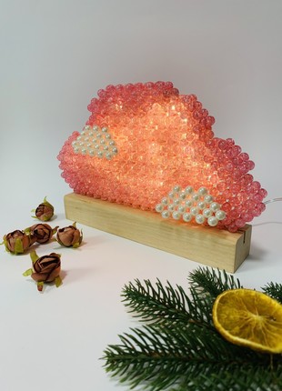 Cloud lamp, original home decor, flashlight made of acrylic beads1 photo