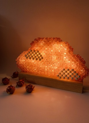 Cloud lamp, original home decor, flashlight made of acrylic beads4 photo