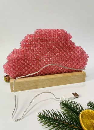 Cloud lamp, original home decor, flashlight made of acrylic beads10 photo