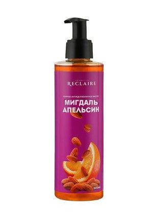 Hot anti-cellulite body oil "Almond-Orange" Reclaire