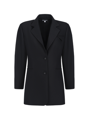 LONG SINGLE-BREASTED JACKET3 photo