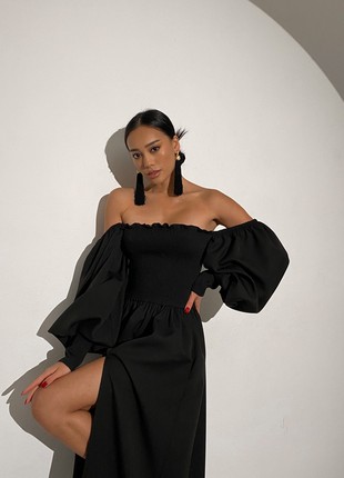 Long evening black dress4 photo