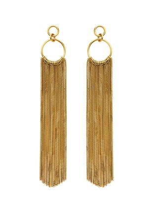 EARRINGS WATERFALL GOLD PLATED STERLING SILVER 925