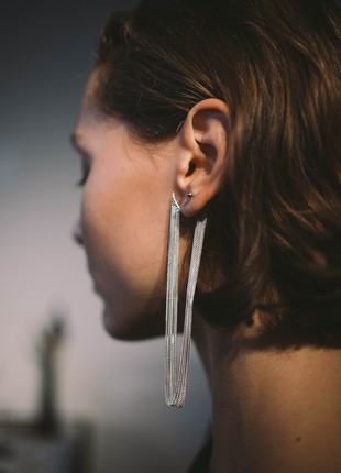 EAR CUFF WATERFALL STERLING SILVER