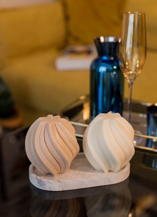 Soy candle Swirl1 photo