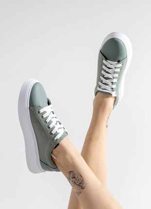 Leather sneakers2 photo