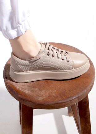 Leather sneakers2 photo