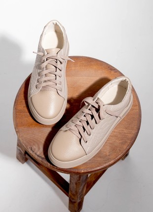 Leather sneakers4 photo