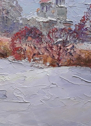 Oil painting Snowy winter Serdyuk Boris Petrovich nSerb3143 photo