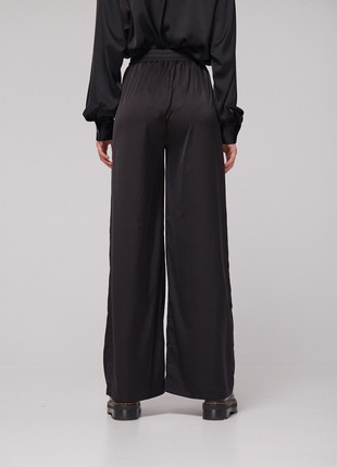 Black silk pants3 photo