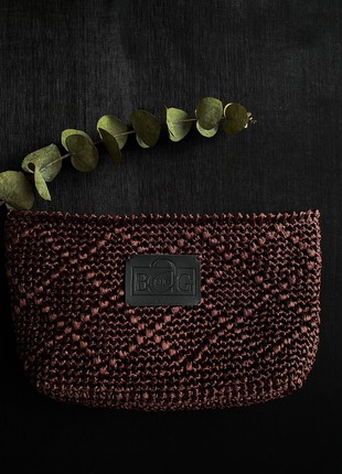 RAFFIA COSMETIC BAG