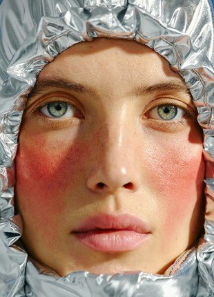 Down puffer “Tiffany” silver3 photo