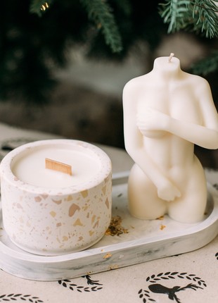 Set of soy candles