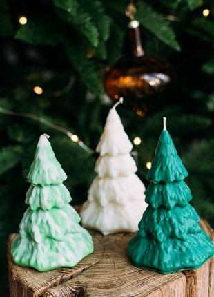 Soy candle Christmas tree Grand2 photo