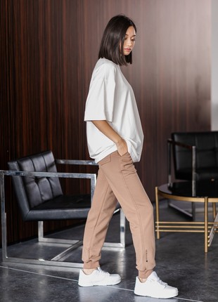 Joggers are light brown4 photo