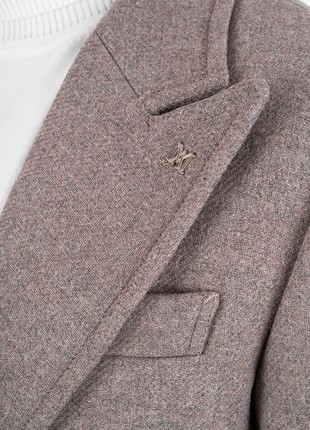 Gray wool coat4 photo