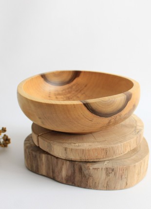 small salad bowl, handmade nut dinnerware, wood walnut bowl, unique serving dish5 photo