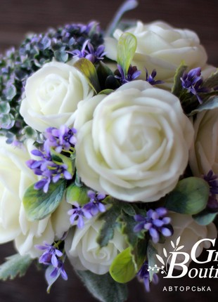 Interior bouquet in a ceramic cup4 photo
