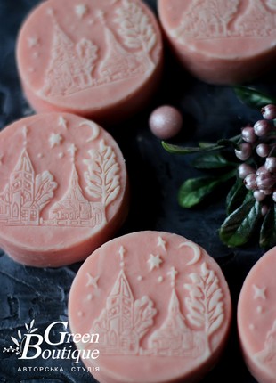 Natural author's kraft soap Pink champagne