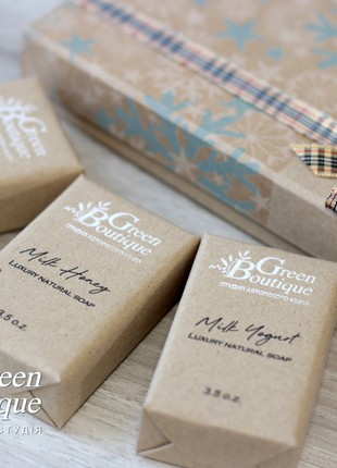 Set natural Milk soap10 photo