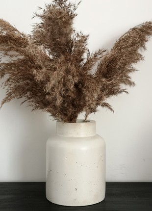 Concrete vase for flowers