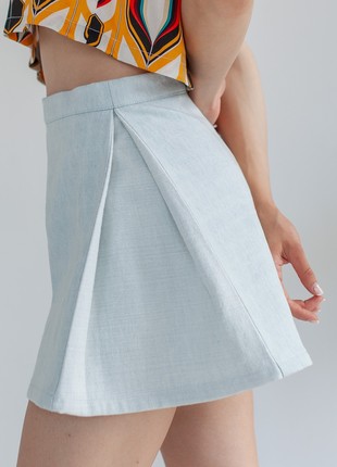 Light-blue jeans shorts5 photo