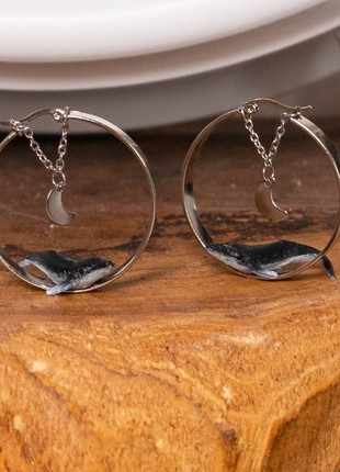 Earrings with whales2 photo