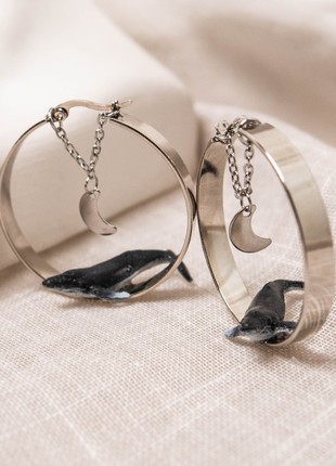 Earrings with whales3 photo