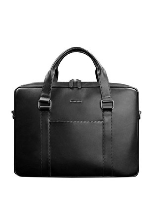 Leather Laptop bag black BN-BAG-37-g