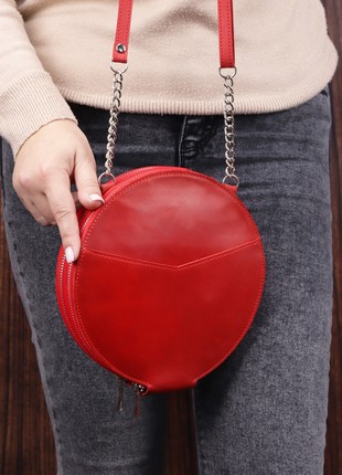 red leather smartphone crossbody wallet — MUSEUM OUTLETS