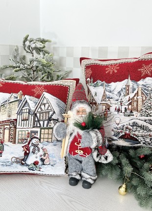 Christmas decorative tapestry pillowcase 18x18 in (45*45 cm.) one-sided8 photo