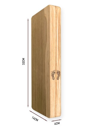 Oh! SADHU Board for Yoga from Natural Oak Wood, Rectangle Natural5 photo