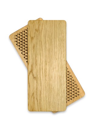 Oh! SADHU Board for Yoga from Natural Oak Wood, Rectangle Natural3 photo
