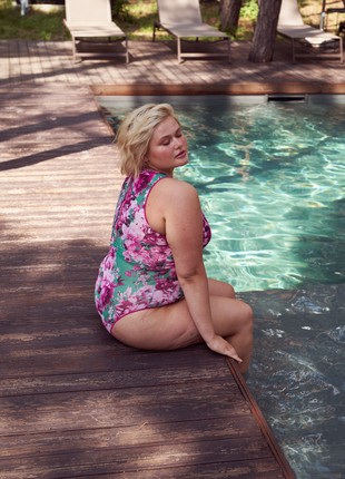 ONE-PIECE SWIMSUIT CAPE TOWN "BLOSSOM" PITAYA4 photo