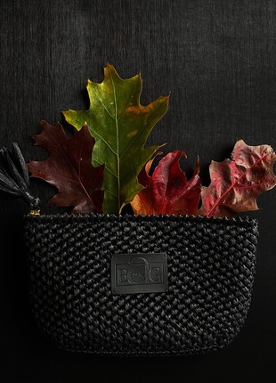 RAFFIA COSMETIC BAG