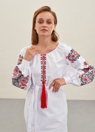 Dress in Ukrainian style MEREZHKA "Firebird2 photo