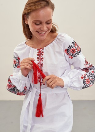 Dress in Ukrainian style MEREZHKA "Firebird4 photo