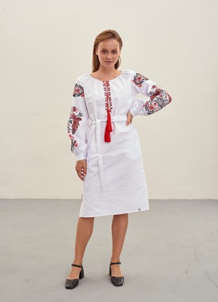 Dress in Ukrainian style MEREZHKA "Firebird