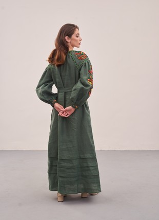 Boho Ukrainian DressEmbroider, Linen Dresses Bohemian "Hope"2 photo