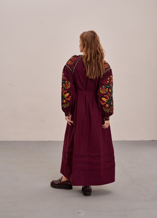 Ukrainian Dress Embroider, Linen Dresses Bohemian "Hope"3 photo